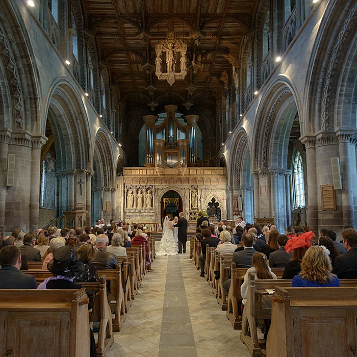 Sian and Craig's Wedding at St. David's Cathedral