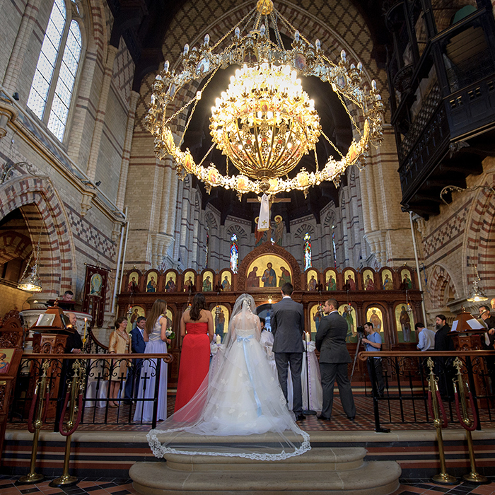 Greek wedding of Kelly and Jason at Greek Orthodox Cathedral of the Dormition of Theotokos and Saint Andreas in Birmingham
