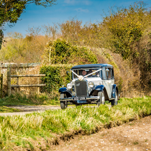 Claire & Steve - The Westley Hotel Wedding car enroute