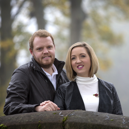 Katie and Ashley Engagement Photoshoot at Himley Hall